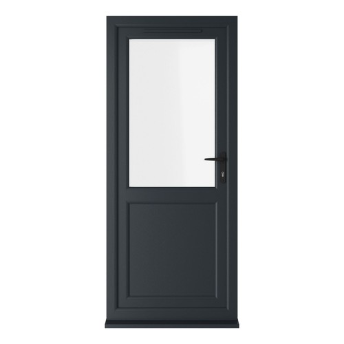 Upvc single door - glass, &