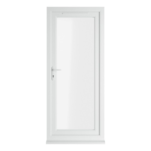 Upvc single door bespoke clear - upvc,