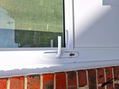White upvc single - white,