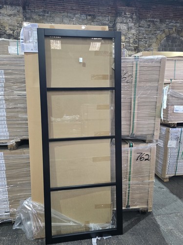 Panel black glazed slimline - panel,