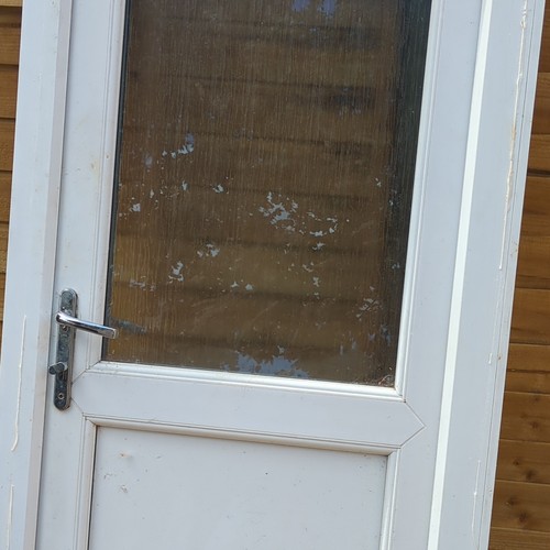 White upvc single panel - white, 2-panel