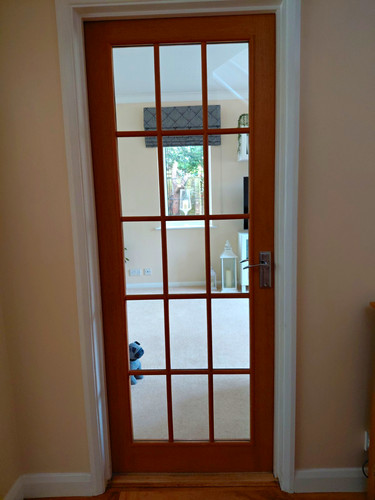 Solid wood interior - solid, clear