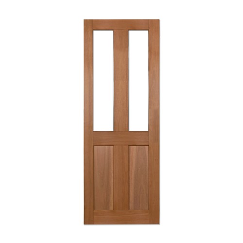 Solid wood panel glazed - solid,