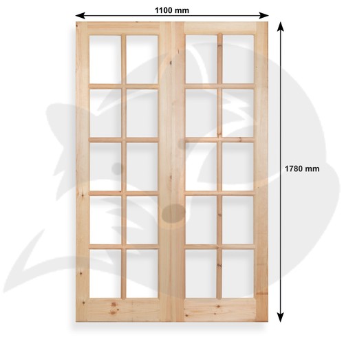 Pane single glazed double - 10,