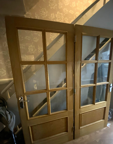 Brown wooden internal - brown,