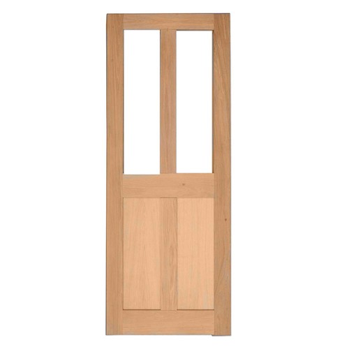 Solid wood panel glazed - wood,