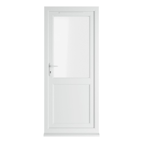 Upvc single door bespoke - bespoke, clear