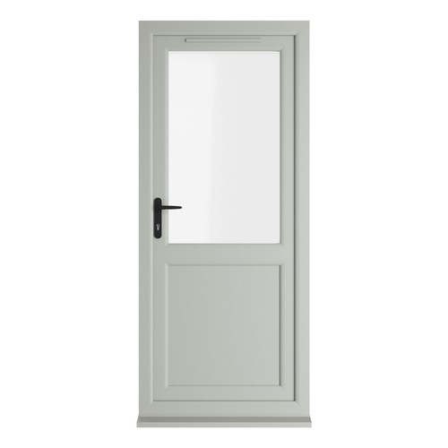 Upvc single door bespoke clear - door,